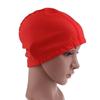 New Waterproof Protective Ear Shower Cap Elastic Solid Color Unisex Swimming Cap