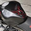 Motorsykkel Tankpad for Kawasaki Ninja 250/400/650, ZX-6R/10R/25R, Z400/900/1000 (rød)