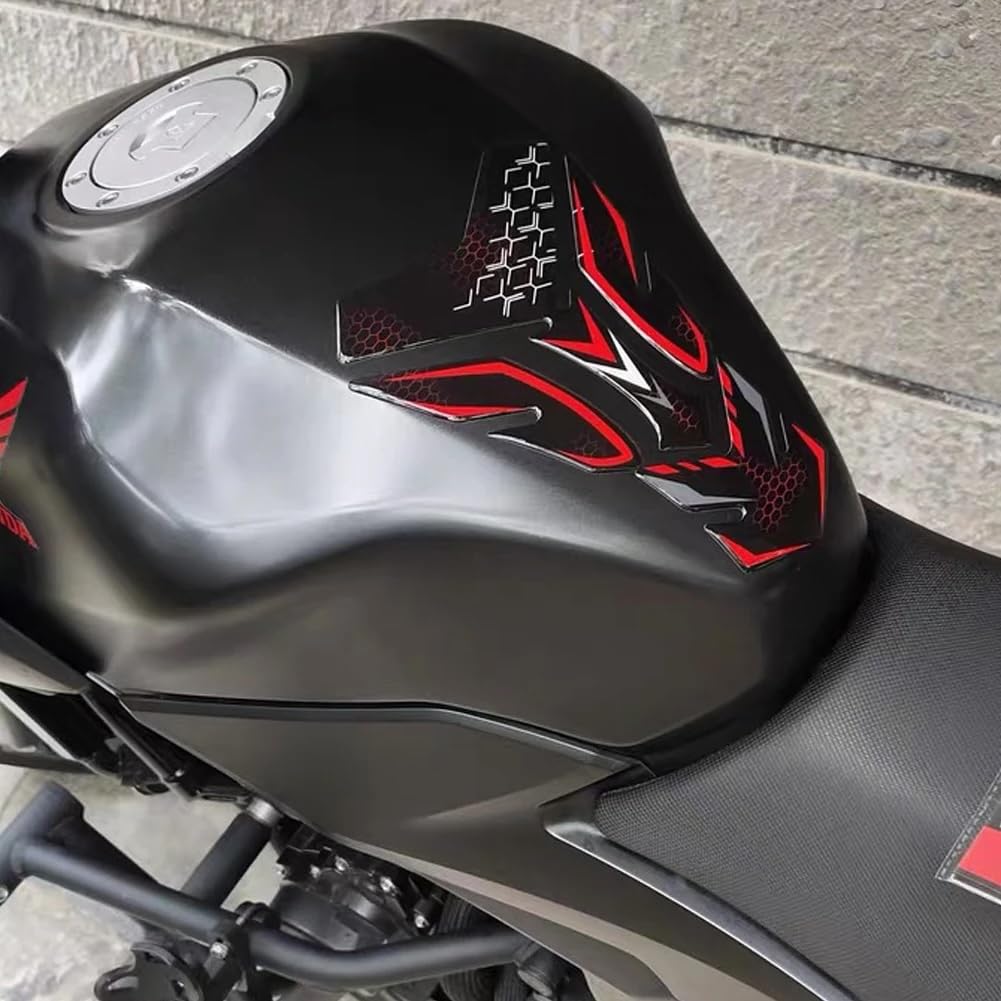 Motorsykkel Tankpad for Kawasaki Ninja 250/400/650, ZX-6R/10R/25R, Z400/900/1000 (rød)