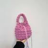 Cute Fresh Bubble Bag Fashionable New Style Pleated One Shoulder Crossbody Bag Personality Ins Bucket Women