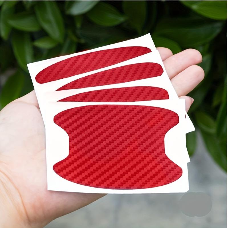 4pcs Car Door Sticker Scratches Resistant Cover Auto Handle Protection Film Exterior Accessory
