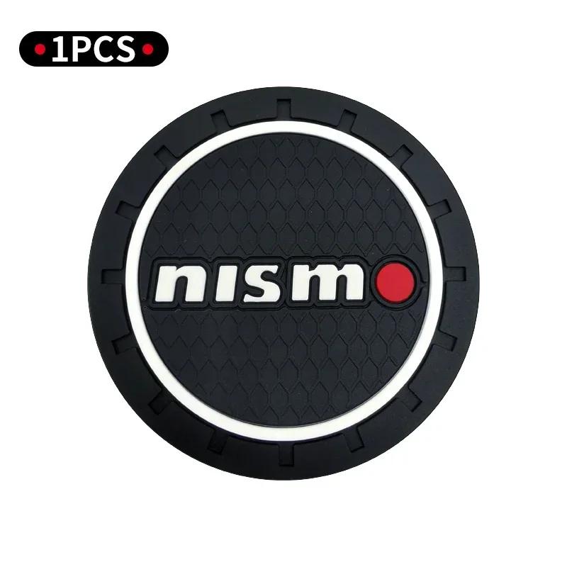 

1/2pcs Car Coaster Water Cup Slot Non-Slip Mat Pad Silicone Holder For Nissan Nismo Qashqai Teana X Trail T32 T31 Tiida Juke