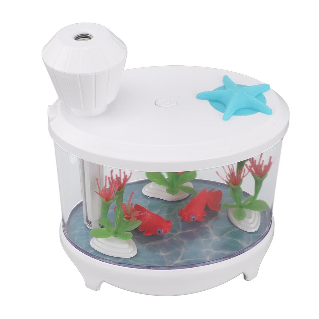Micro Landscape Humidifier Fish Tank Modeling Ultra Sound USB Low Noise Essential Oil Aromatherapy Humidifier for Car