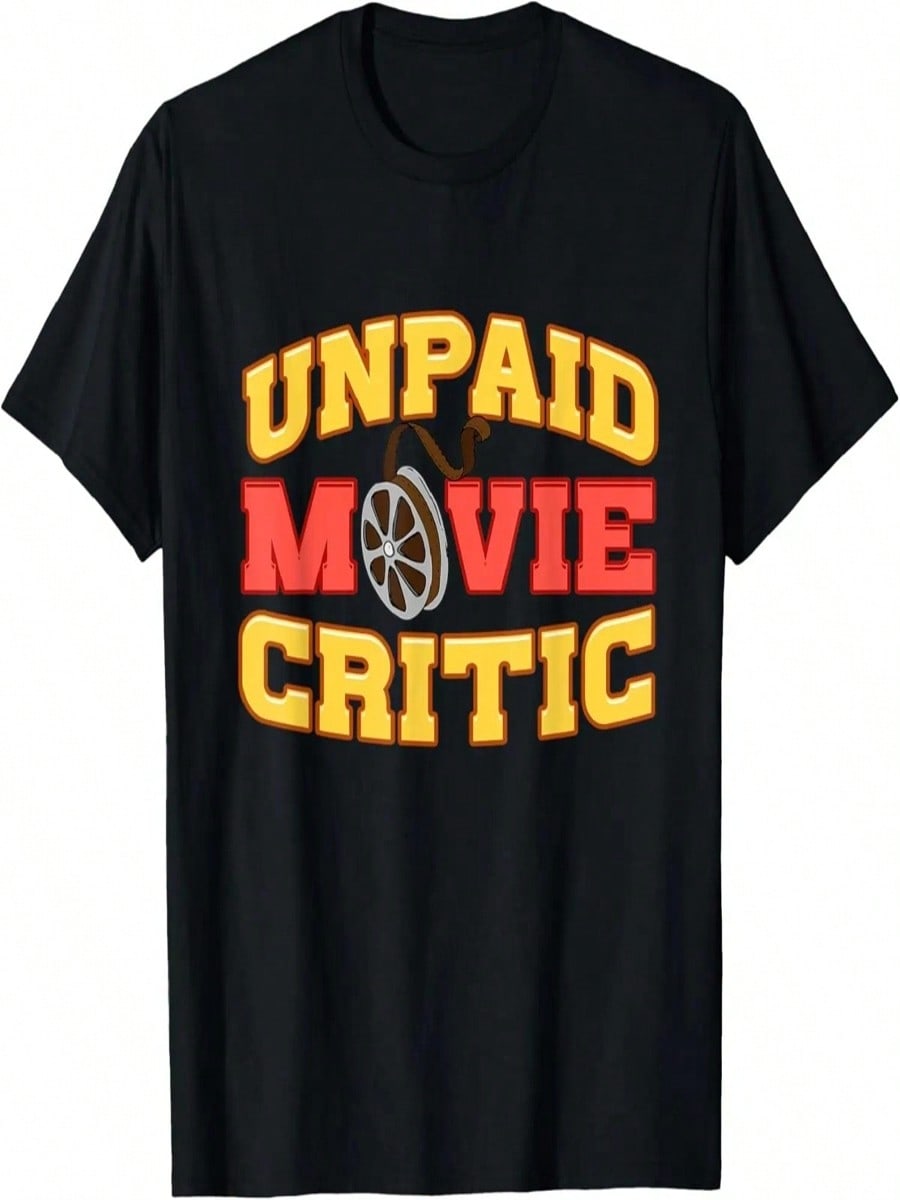 Unpaid Movie Critic For Cinema And Moviegoer T-Shirt S разноцветный