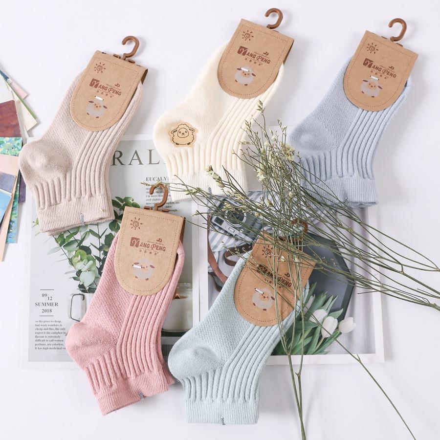 1 Pair Kids Baby Socks Solid Kids Socks Girls Cotton Newborn Boy Toddler Socks Infant Clothes Accessories Spring Autumn Winter