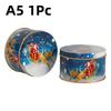 Christmas Tinplate Candy Tin Can Metal Box Cartoon Elk Santa Claus Letter Printed Xmas Candy Cookie Tea Storage Gift Case