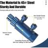 Broken Pipe Thread Extractor,Stripped Screw Extractor,Broken Valve Thread Extractor,Stripped Screw Removal Tool,Easy Out Bolt Extractor Kit for