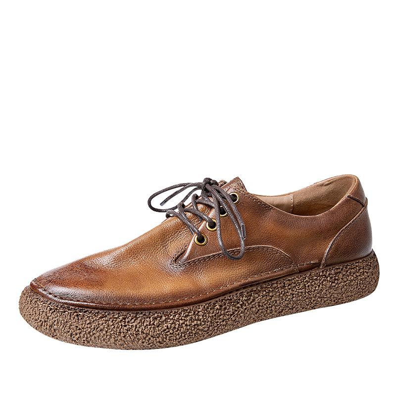 Men'S Shoes Spring Soft Leather Shoes Work Shoes Trend Versatile Leather Shoes Men'S Lightweight Casual Shoes Leather Shoes