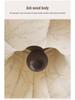 French Mid-Century Wabi-Sabi Ceiling Light: Retro South Seas Fabric Print for Bedroom & Study