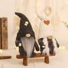 Knitted Couple Coffee Gnome Cute Art Crafts Party Decoration for Restaurant Dining Table Party Decoration
