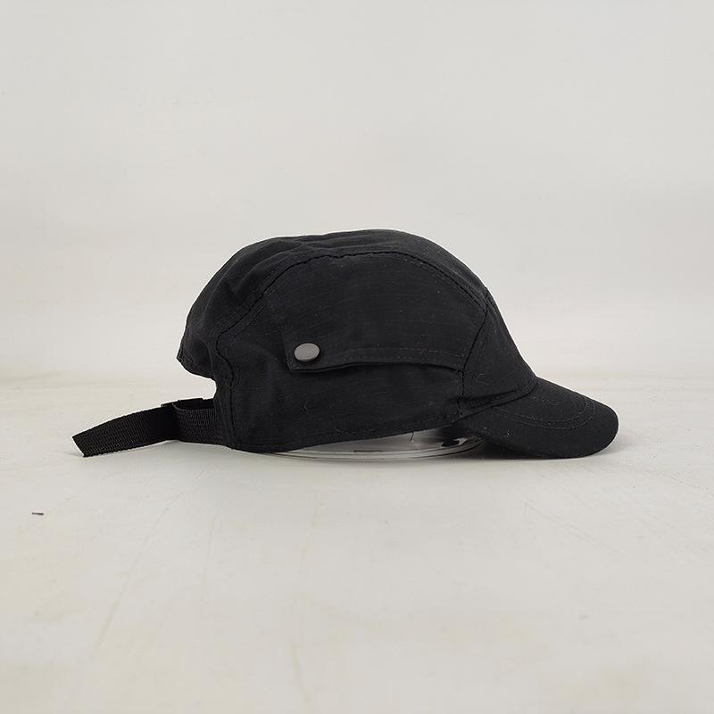 Simple Men's Short Brim Peaked Cap Summer Thin Outdoor Hat Women Sports Running Solid Color Baseball Cap