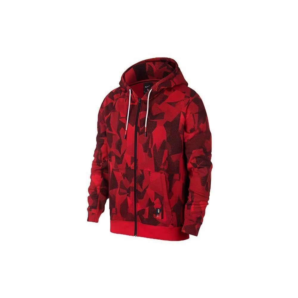 Nike Kyrie Kyrie Irving Basketball Sports Fleece Lined hoodie Jacket Red Men s AJ3386-657 XL
