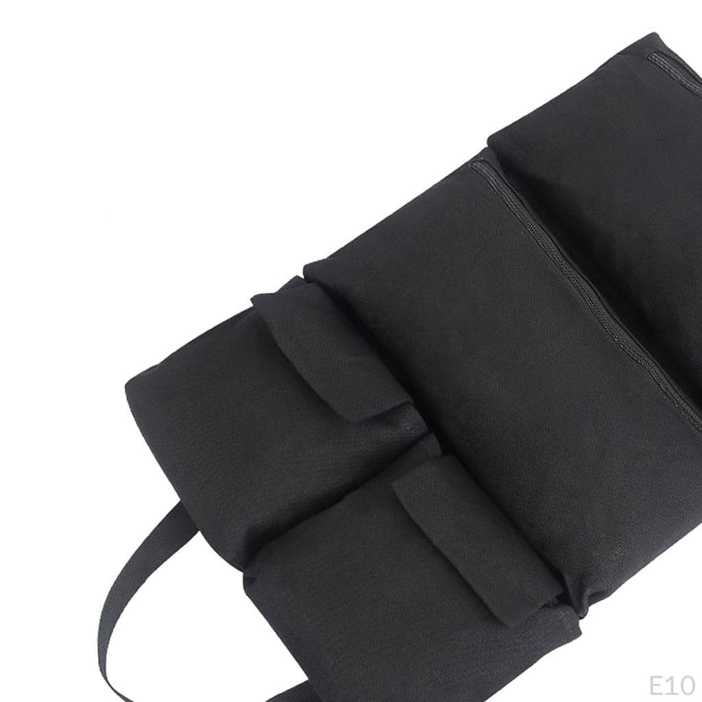 Multi-Purpose Wrench Roll Bag Canvas Hanging Pouch Tote Carrier Bag, Easy to Carry