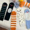Cute Socks Creative Garden Eel Mid Socks Weat Anti Odor Breathable Shark Soft Socks Novelty Ankle Foot Cover Accessories Gift