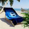 Soaring watery soccer triumph Print beach towel, quick drying, suitable for travel, outdoor sports, jogging, the beach and swimming, gift
