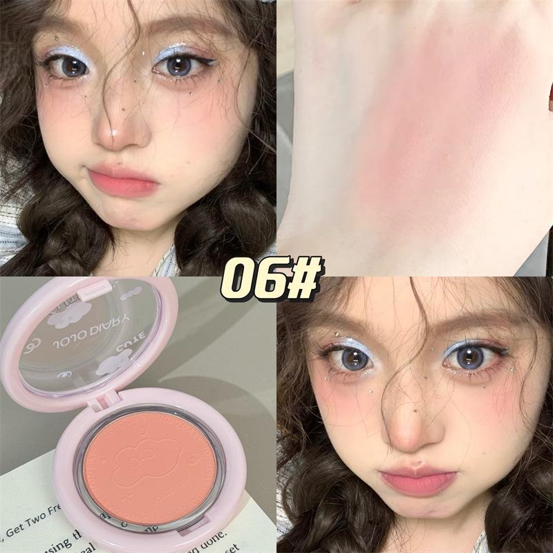 JiuJiu Diary Cloud Soft Matte Blush - Tender Pink Natural Enhancer