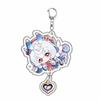 Raiden Shogun Klee Nahida Q Type Genshin Impact Cartoon Keychain Acrylic Bag Keyring Pendant Trendy Gift