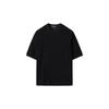 Customellow Black Soft Half Round Neck Sweater Cwwam25421bkx