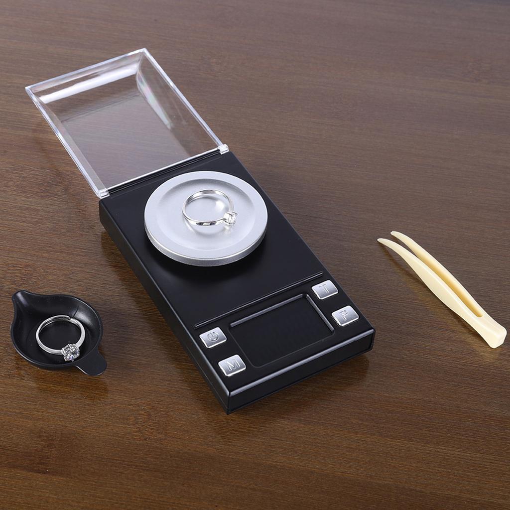 0.001g High Precision Portable Mini LCD Digital Electronic Scale for Weighting Jewelry Gold