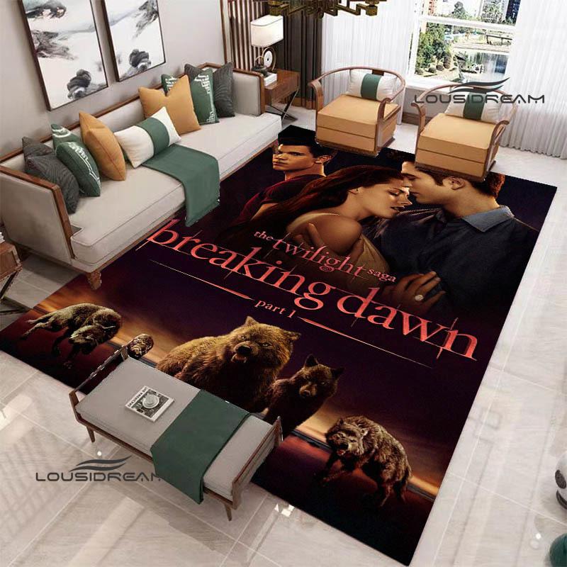 The Twilight Saga printed carpet Living room bedroom non-slip carpets Yoga mat Outdoor carpet kawaii rug birthday gift
