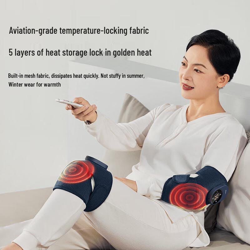 Kepfiy Electric Knee Massager with Heat and Vibration