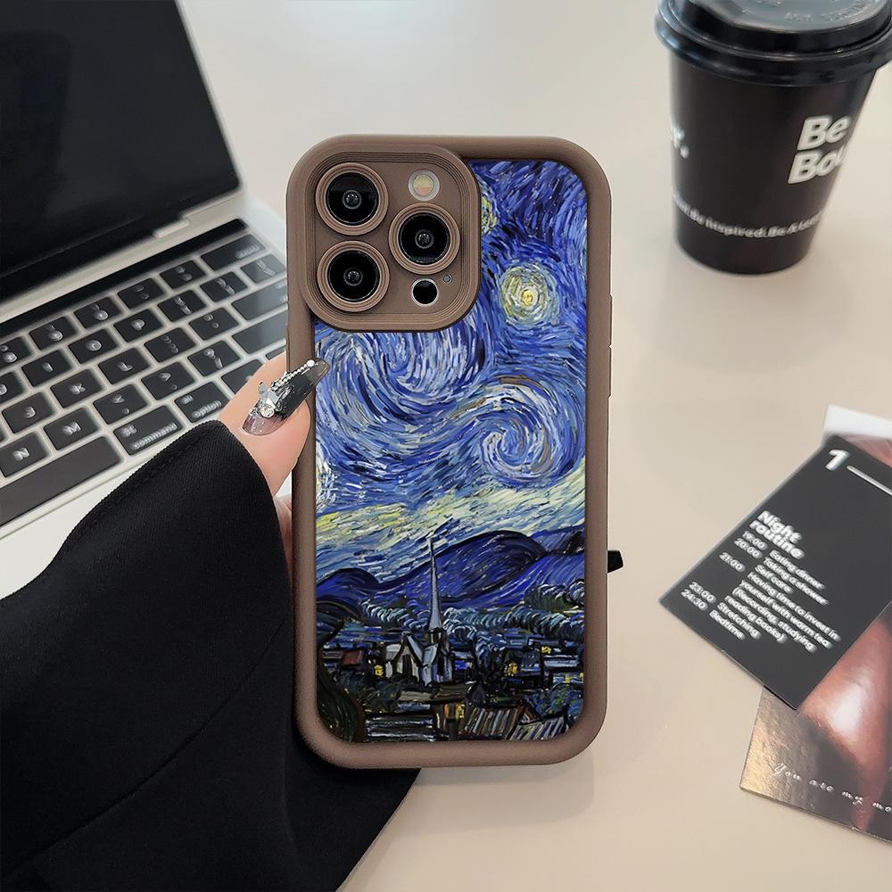 Vincent Van Gogh's The Starry Night Print Case For Samsung Galaxy A56 A55 5G A54 A53 A35 A33 S25 S24 Ultra S23 FE S22 Plus Cover