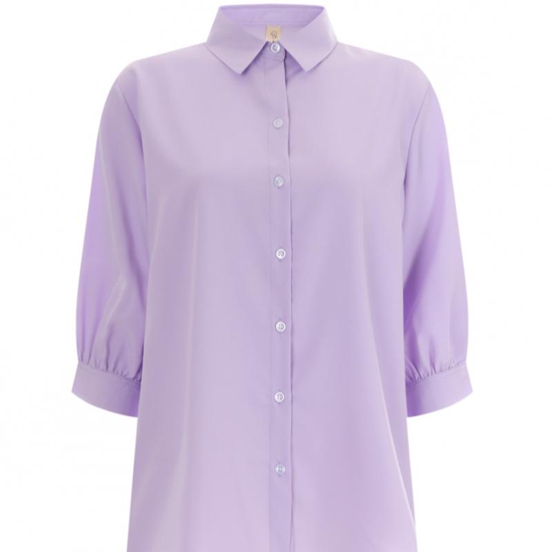 Shop   Women Puff Sleeve Summer Short Sleeve Shirt Sora Bls Wnb 12028