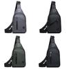 Men Chest Bag Waterproof Oxford Material With Adjustable Strap For Daily Use