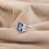 Rare Tanzanite Gemstone 925 Sterling Silver Women Jewelry Handmade Wedding Ring RR-78-10
