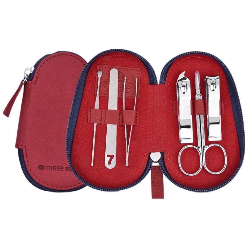 Three Seven 6-Piece Carbon Steel Grooming Kit