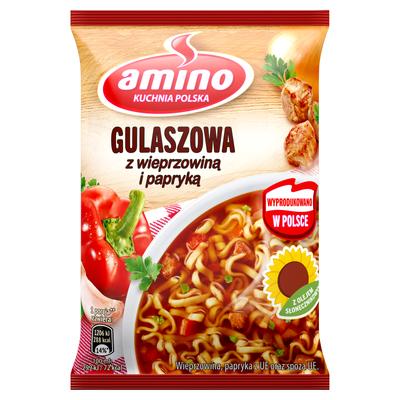 Amino Zupa Istantanea Gulasch con Maiale e Peperoni 59 g