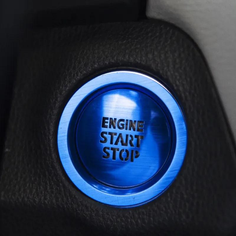 For Toyota Camry 2018-     XV70 Hybrid Car Interior Engine Start Stop Push Button Cover Trim Sticker Accessories
