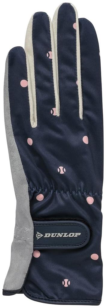 Dunlop Tennis Gloves holes on the front fingers or both TGG0461W Navy M Women's (No palm) (for hands)