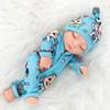 30CM Washable Lifelike Soft Hand-painted Simulation Baby Reborn Doll Children Accompany Play Doll