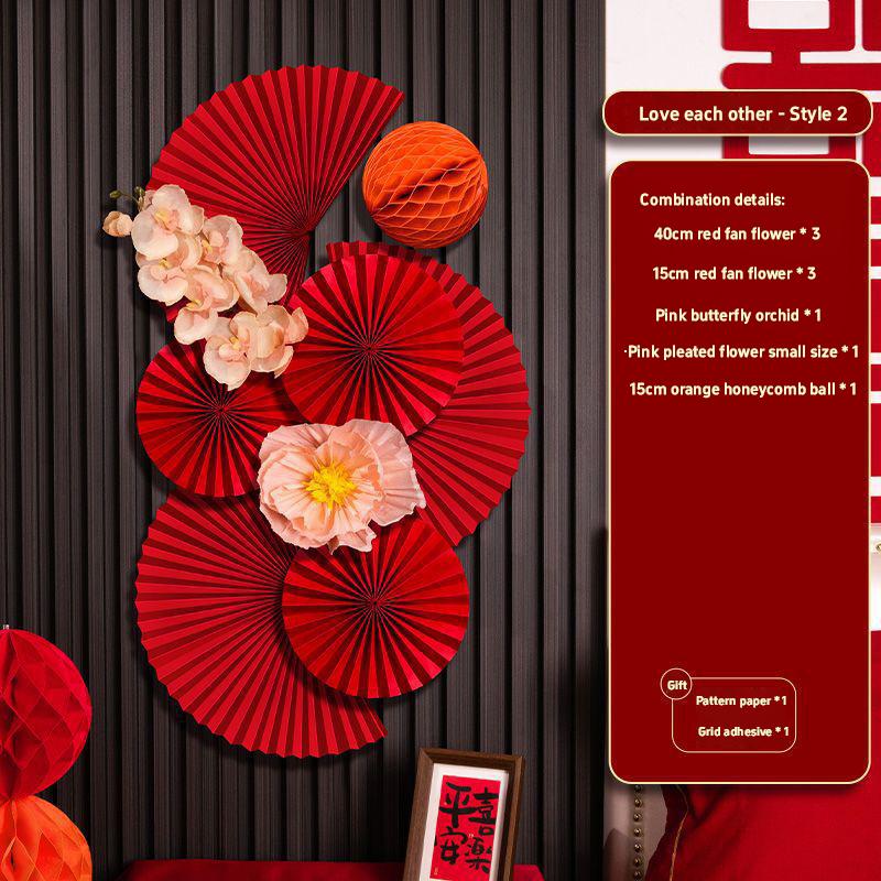 1 Set Chinese New Year Decorations 2026 Chinese Wedding Ornament Lunar New Year Wall Accessories Year Of The Horse 2026 Decor