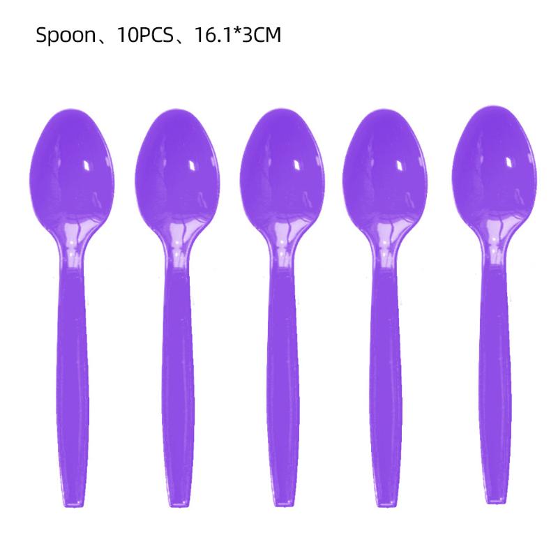 

Halloween Plates Disposable Party Supplies Paper Dinnerware Set 7 9 Inch Cups Napkins Creative Design For Theme Parties 10PCS Spoon