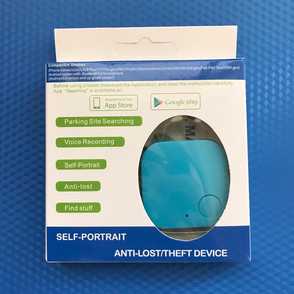 Smart Square 5.0 Bluetooth Tracker: Anti-Loss Device for Kids & Seniors, Phone Item Locator, Two-Way Alarm, Location Finder