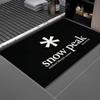 Peak Snow Welcome Doormat - Non-Slip Entrance Rug for Balcony, Bathroom & Bedroom, Cool Home Decor with Logo