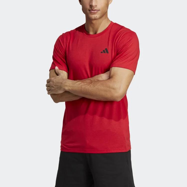 Adidas Train Essentials Feelready Training Tee Better Scarlet/Black Men Streetwear IC7442
