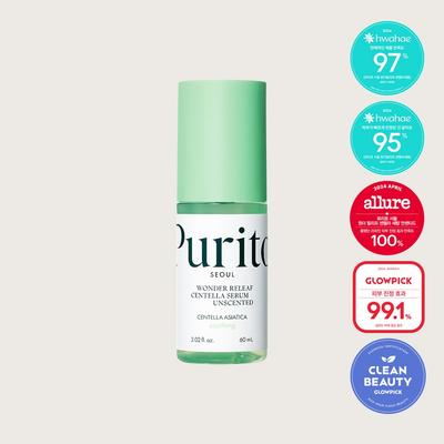 Purito Seoul Wonder Relief Siero alla Centella senza profumo, 1 pz., 60 ml