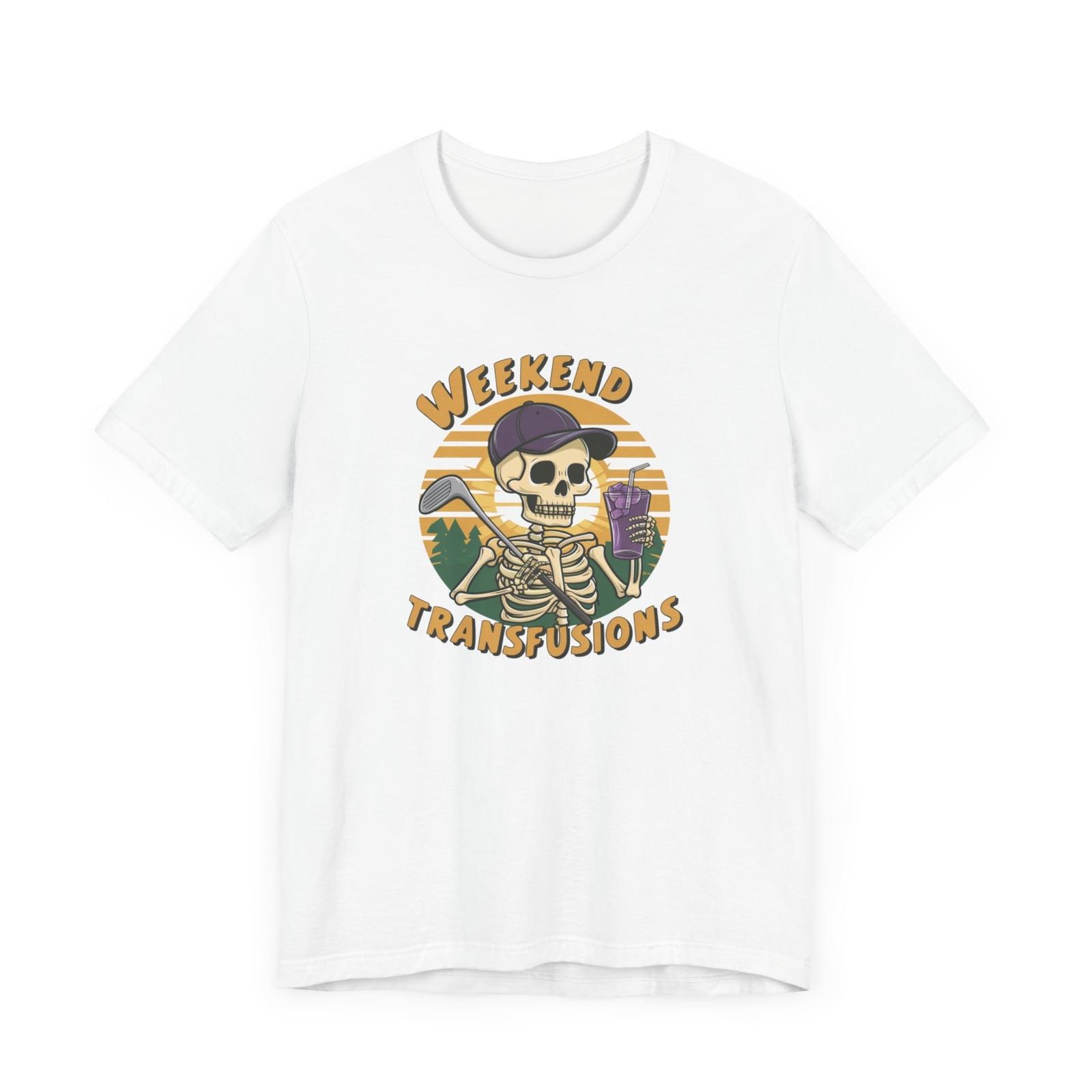 

Weekend Transfusions Golf Skeleton Graphic T-Shirt 5XL різнокольоровий