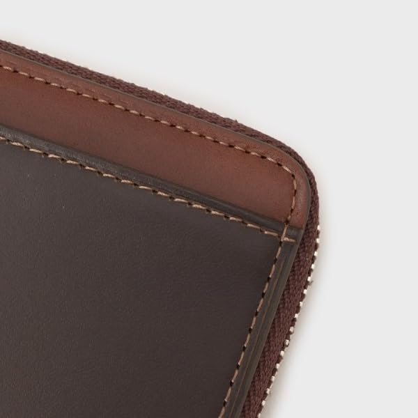 Takeo Kikuchi Antique Leather Coin CaseWallet, Men's, Dark Brown (543) 07001534