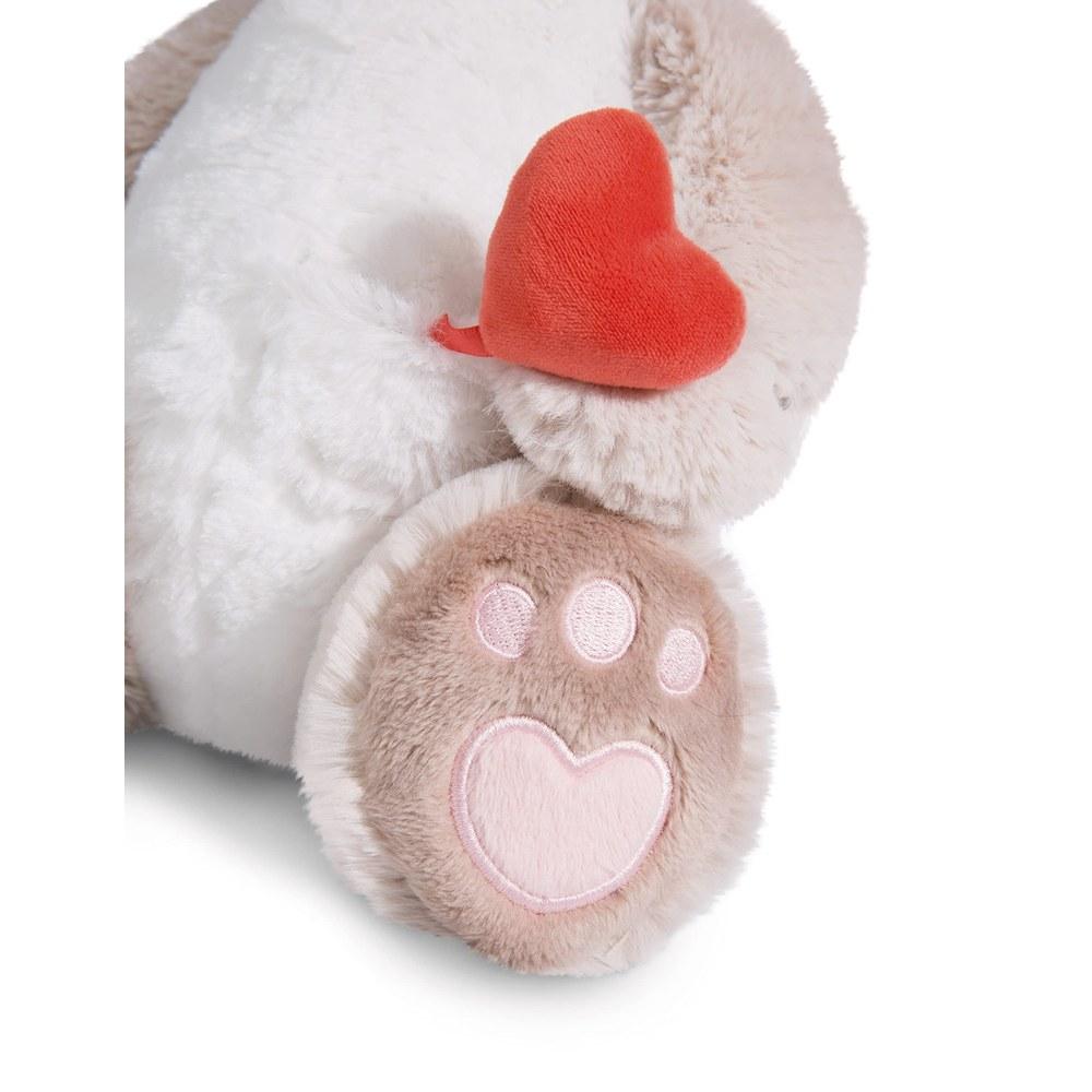 NICI Love Cat Fluffy Plush Toy Sitting 35cm