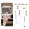 Defogging LED Bathroom Mirror with Touch-Sensitive Light Switch, 110-220V, 24W