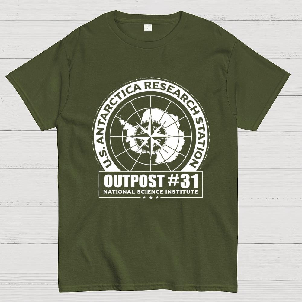 Outpost #31 Unisex 100% Cotton Summer Casual Cool Loose T-Shirt