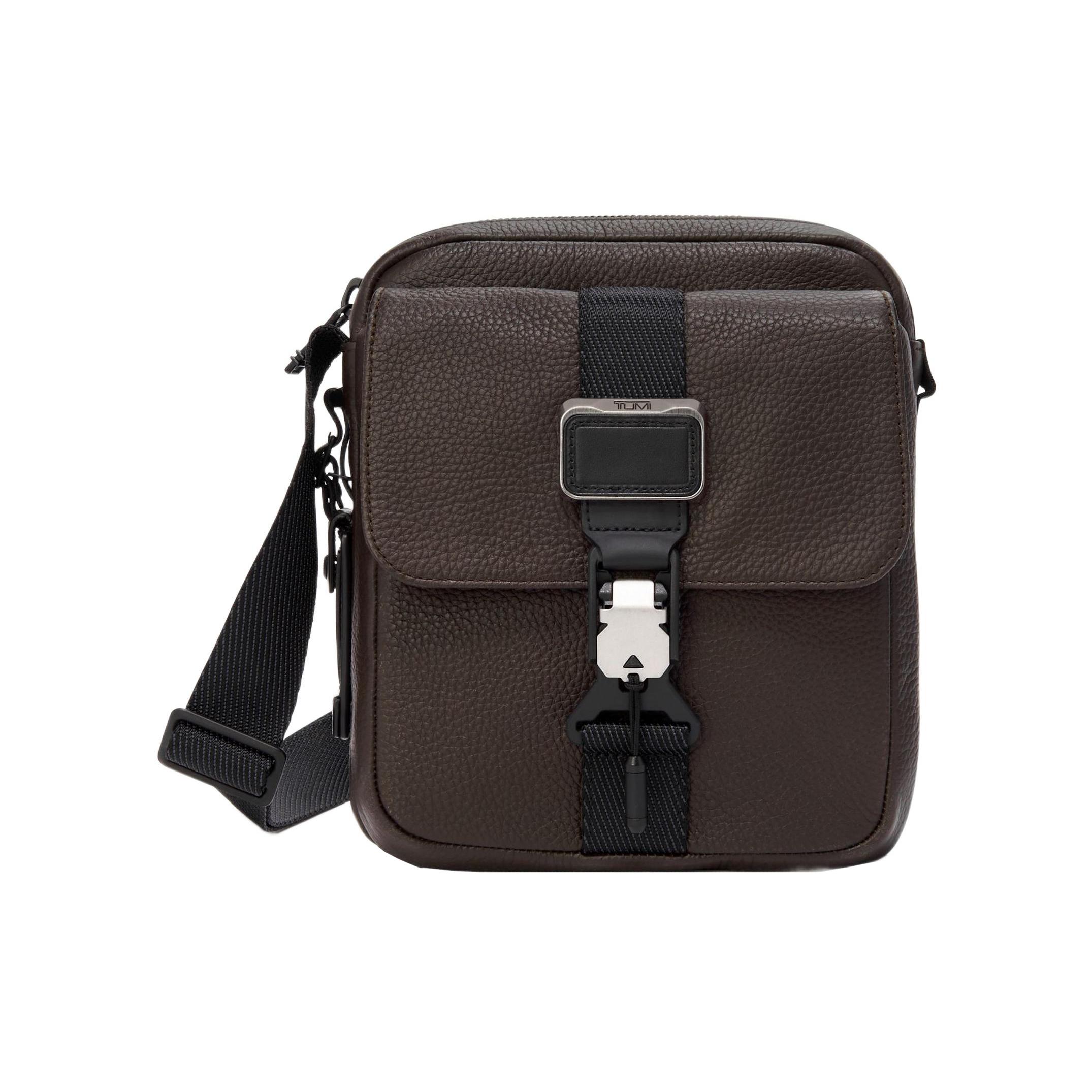 

Новая мужская сумка через плечо TUMI Alpha Bravo из коровьей кожи, сумка кросс-боди, коричневая 0932709DBL 22.4*7.1*24.1CM