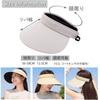 Sun UV Wide Sun Hat with Chin Slimming Suitable for and Athletic Meets [IFSUN] Women's Visor, Protection, Brim, UPF+50, Strap, Effect, Windproof,