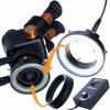 Rosfix Set Microscopio Haumea PRO Serie Nera con Fotocamera 4K – Zoom 6,5–58x | Illuminazione LED 144x | Per SMD, PCB, Educazione