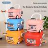 Children's Mini Pull-Along Suitcase: Dustproof Storage Box for Toys and Snacks