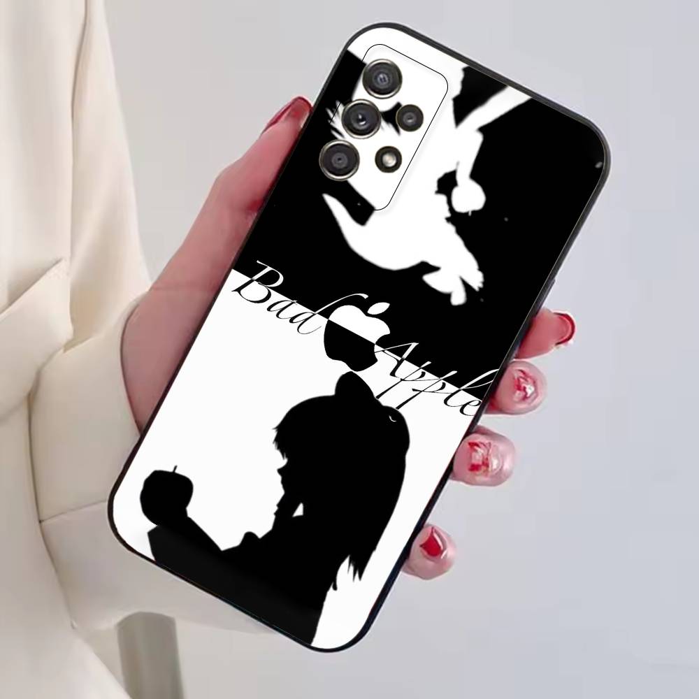 Anime T-TouHou Project Girl Phone Case For Samsung S25,S24,S21,S22,S23,S30,Ultra,S20,Plus,Fe,Lite,Note,10,Black Cover